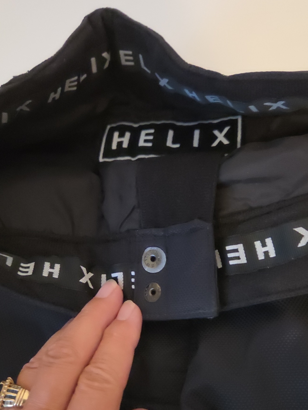 Helix Black Ski/Snow Pants with Branded Waistband
